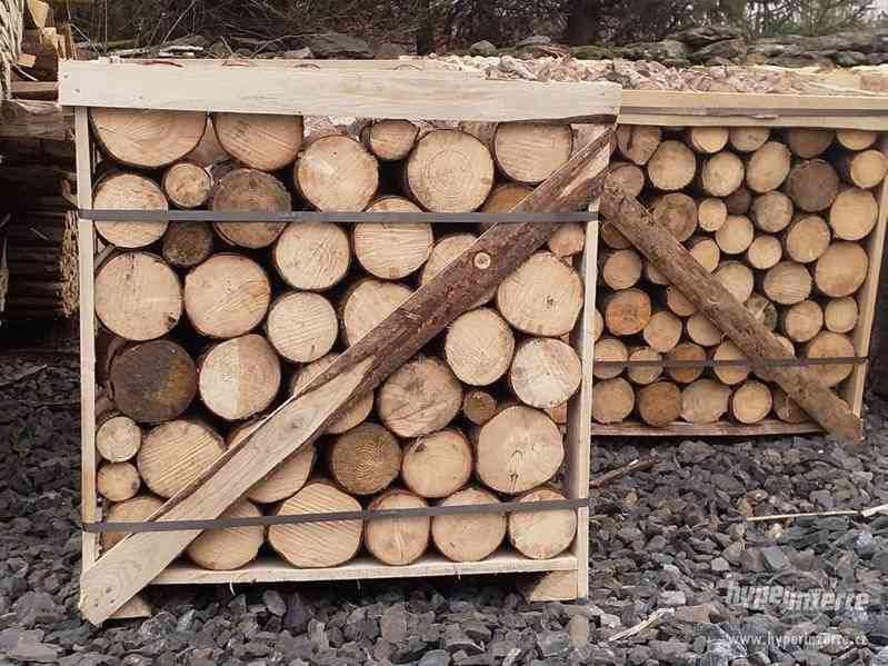 Levně stavební a palivové dřevo, trámy, prkna, loupané kůly - foto 5