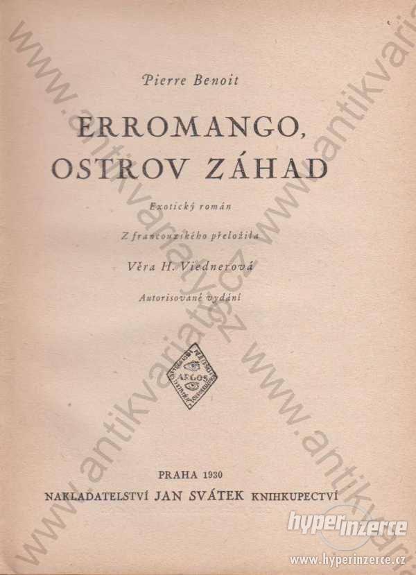 Erromango, ostrov záhad Pierre Benoit 1930 - foto 1