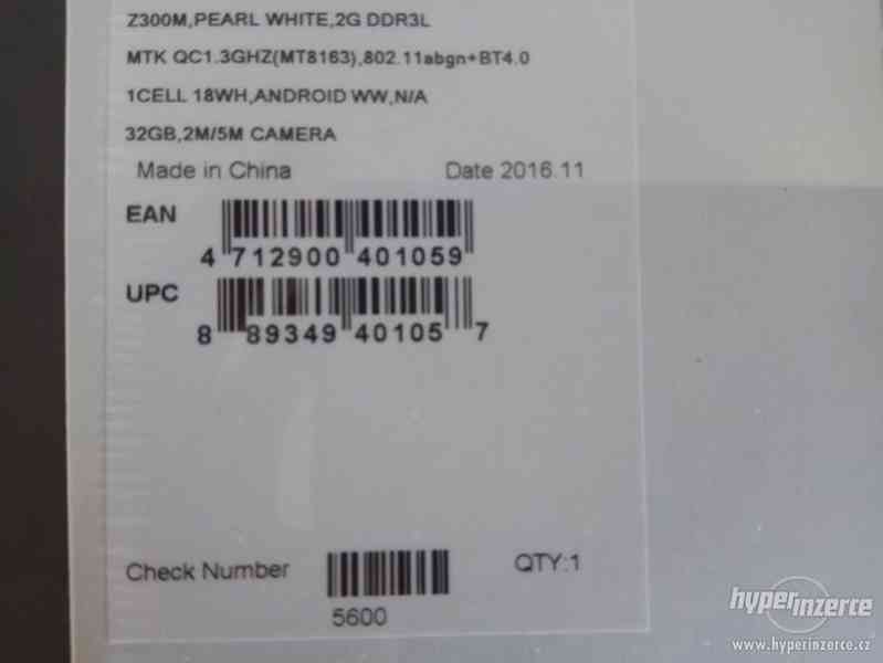 NOVÝ Asus ZenPad 10" 4jádro, 2GB RAM, 32GB paměť, GPS - foto 2