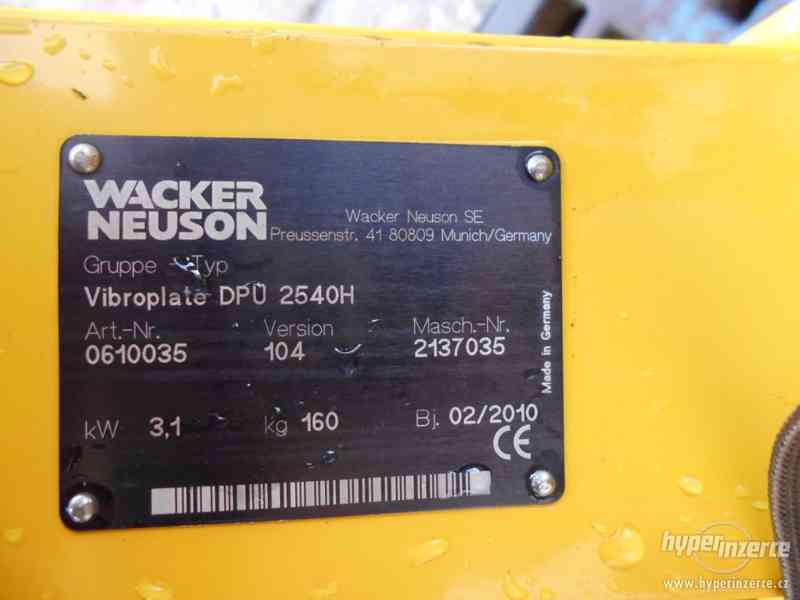 Vibrační deska- Wacker DPU 2550 (VD36) - foto 5