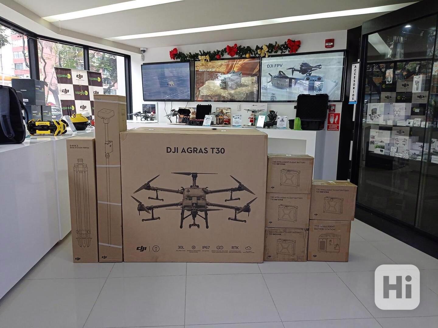 DJI Agras T30 Combo mezőgazdasági drón 3 akkumulátorral és t - foto 1