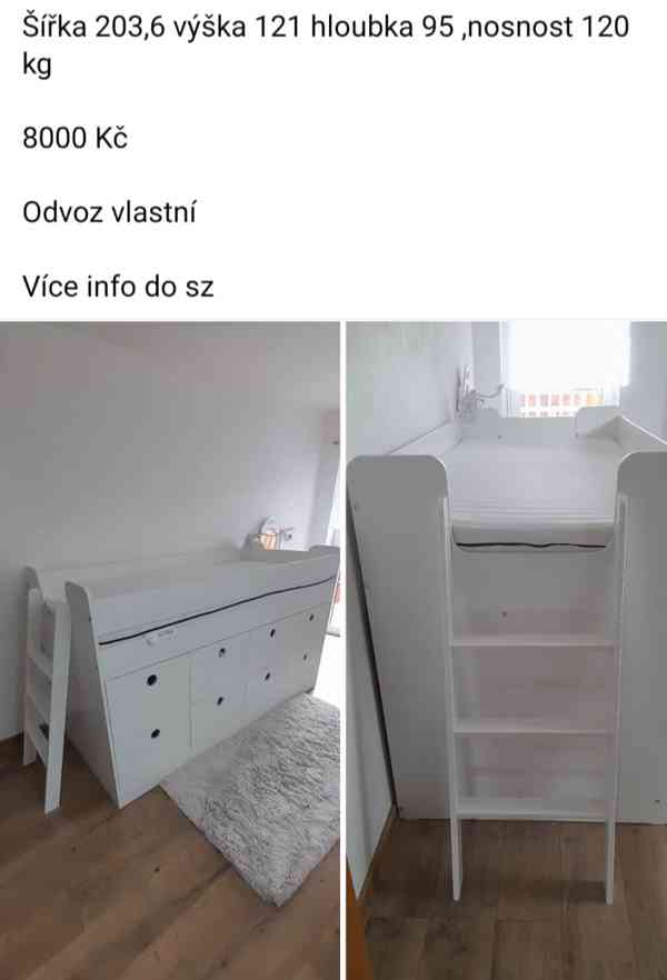Vyvýšená postel - foto 3