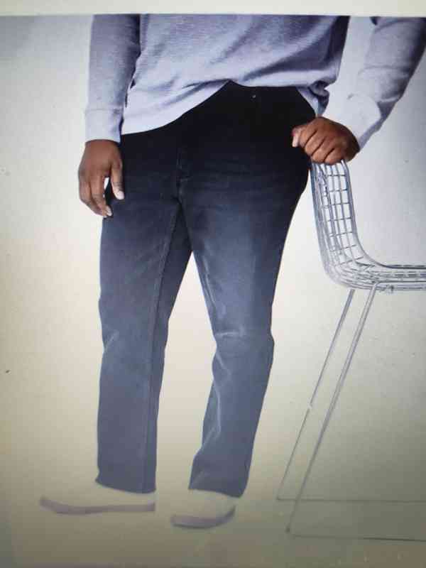 Džíny pánské Esmara "Straight Fit" modré a šedé - foto 4