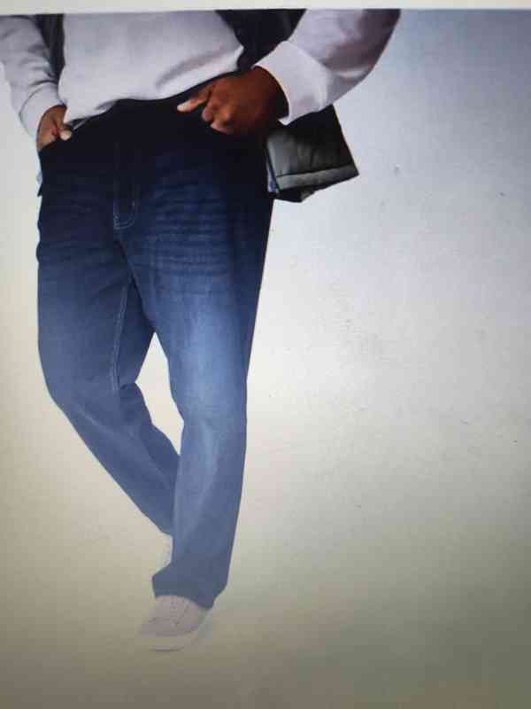 Džíny pánské Esmara "Straight Fit" modré a šedé - foto 3