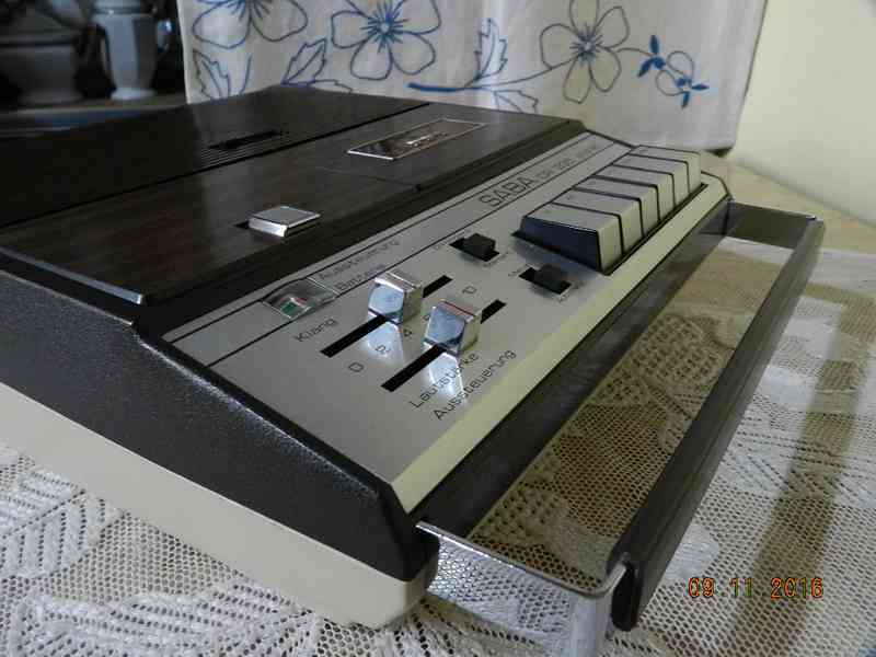 Starý Magnetofon Saba CR 335 Stereo Top Stav 1973 - foto 6