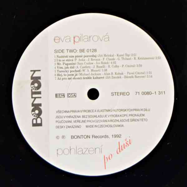 Eva Pilarová ‎– Pohlazení po duši  (LP) - foto 6