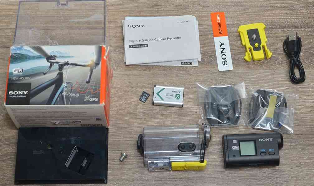 SONY HDR-AS30V kamera*FullHDV*SteadyShot*Wi-Fi*GPS - foto 3