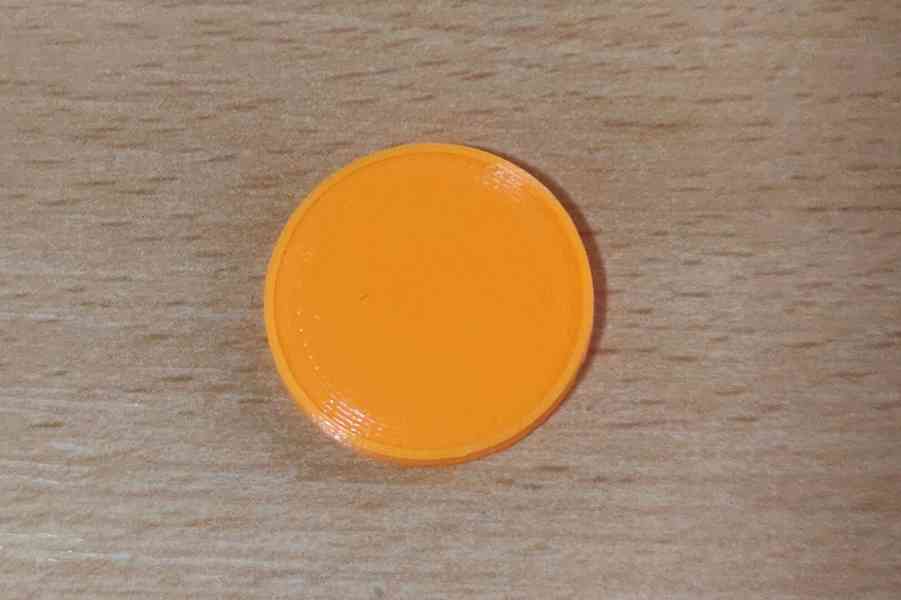 Žeton s hranou do nákupního košíku 3D tisk - foto 6