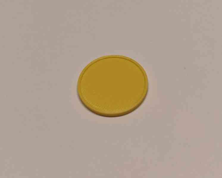 Žeton s hranou do nákupního košíku 3D tisk - foto 5