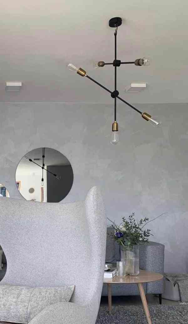 Závěsná stropní lampa Molecular, House doctor - foto 2