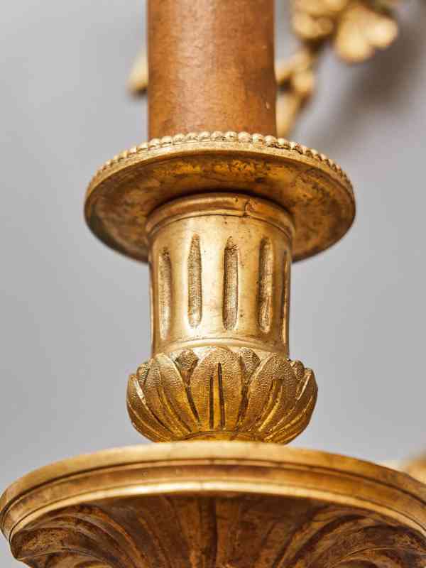 Luxusní nástěnné lampy neoklasicistní – zlacený bronz - foto 8