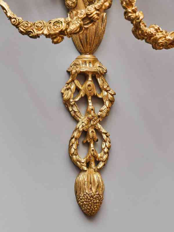 Luxusní nástěnné lampy neoklasicistní – zlacený bronz - foto 9