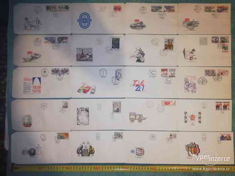 Obálky se známkami, s obrázky a razítky - 200 ks - foto 3