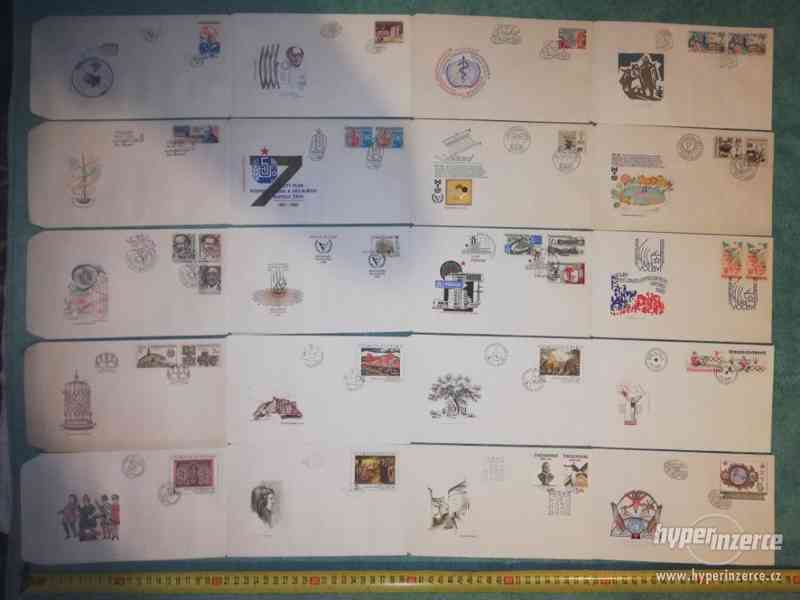 Obálky se známkami, s obrázky a razítky - 200 ks - foto 4