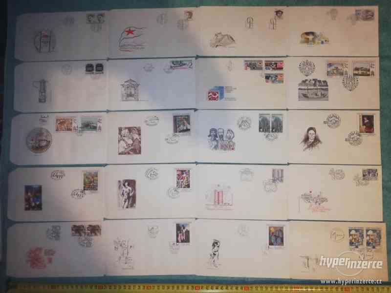 Obálky se známkami, s obrázky a razítky - 200 ks - foto 7