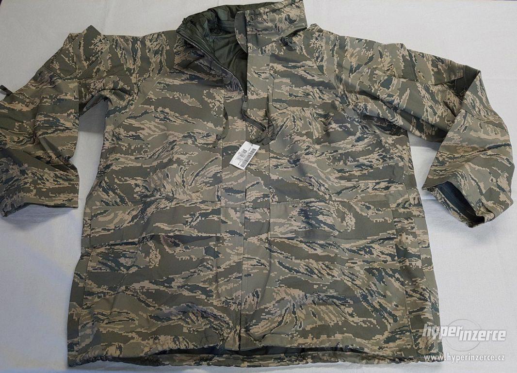 USAF Tiger Stripe APECS Goretex, nepromokavé bundy, kalhoty