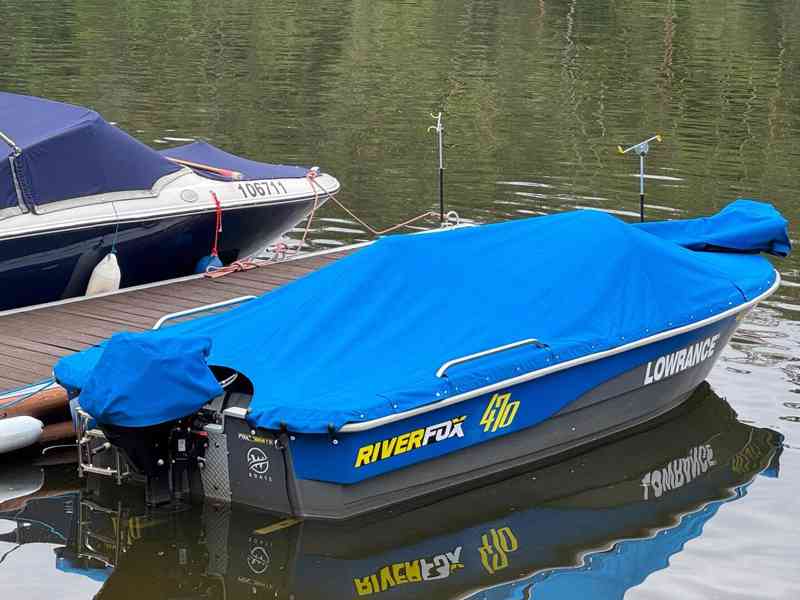 Použitá rybářská loď RiverFox 470 + motor + vlek - foto 7