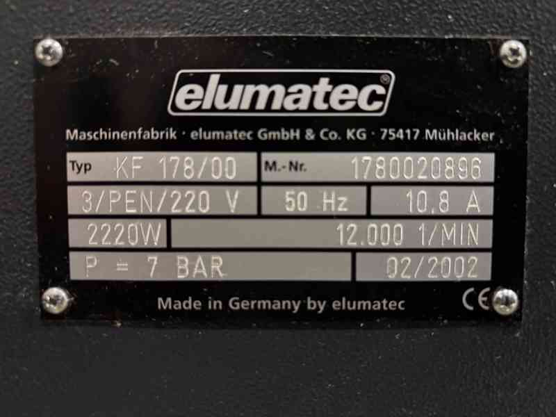 elumatec KF 178/00   -  3 vřetenová kopírovací fréza   - foto 7