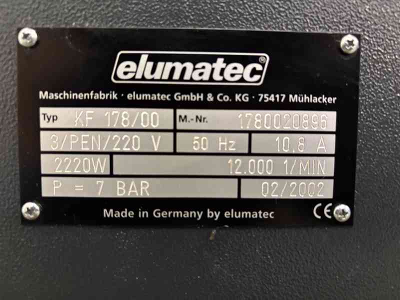 elumatec KF 178/00   -  3 vřetenová kopírovací fréza   - foto 16