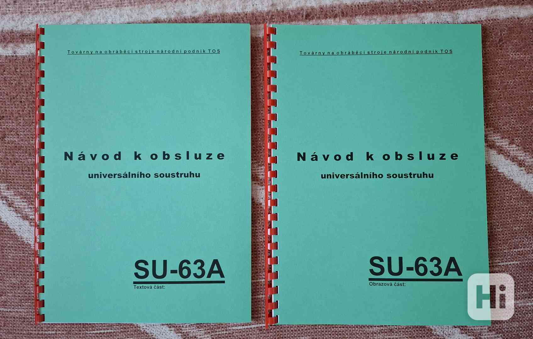 Návod soustruhu SU-63A - foto 1