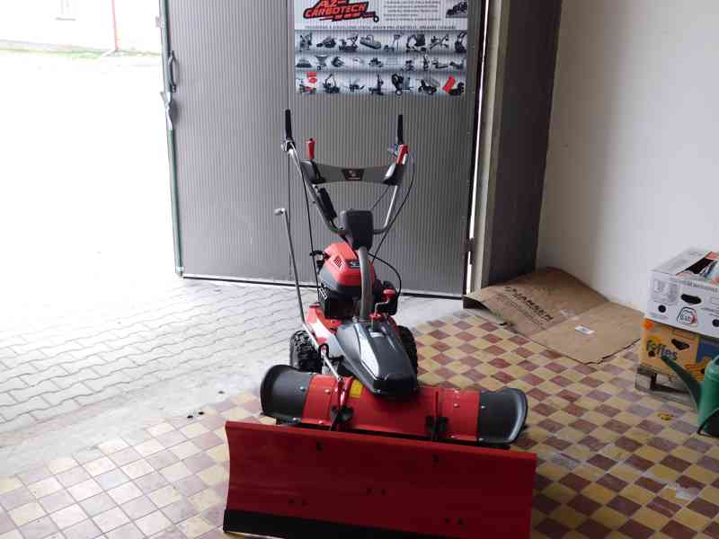 Jansen MKB-500E Motorová metla s pluhem, sbernou nádrzi a el - foto 6