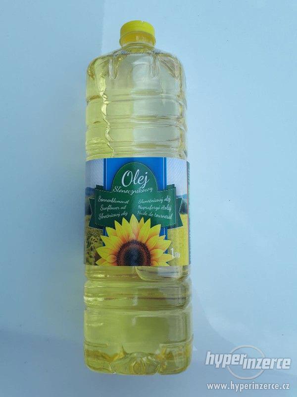 Rafinovaný slunečnicový olej pro potraviny. - foto 1