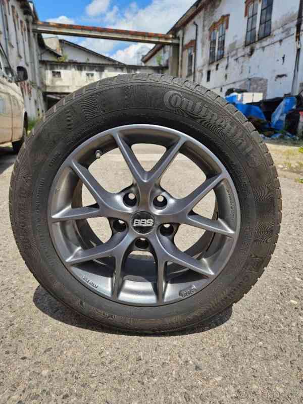 🛞 Zimní ALU kola BBS 5x120 7Jx16 ET36 + pneu Continental 20 - foto 2