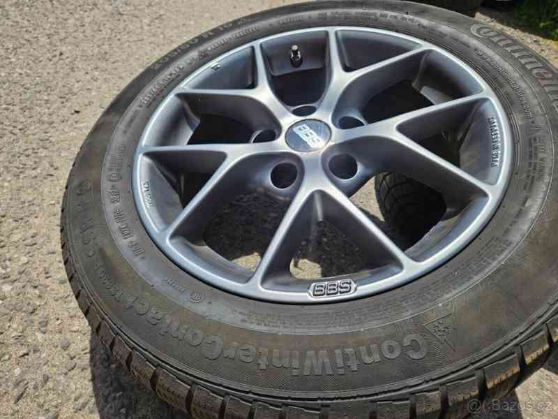 🛞 Zimní ALU kola BBS 5x120 7Jx16 ET36 + pneu Continental 20 - foto 4