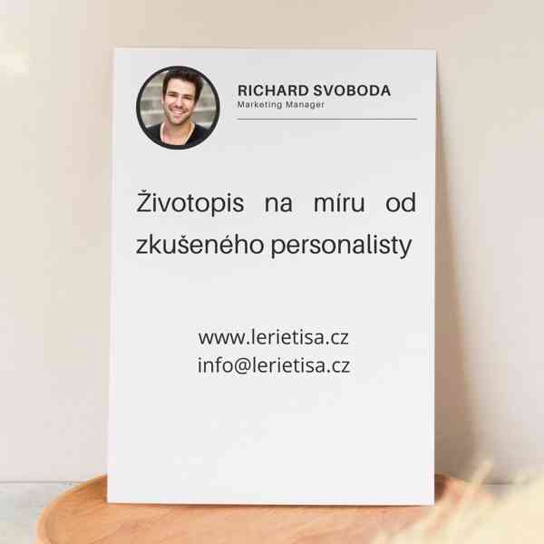 Životopis na míru od zkušeného personalisty