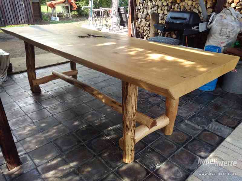 Prodám masivní dubový stůl - foto 4