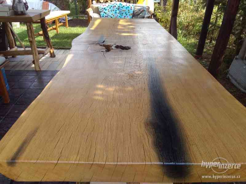 Prodám masivní dubový stůl - foto 9