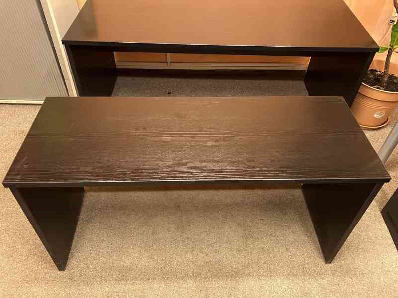 Stůl(sestava 2 stolů) 160x80 + 130x48 - foto 4