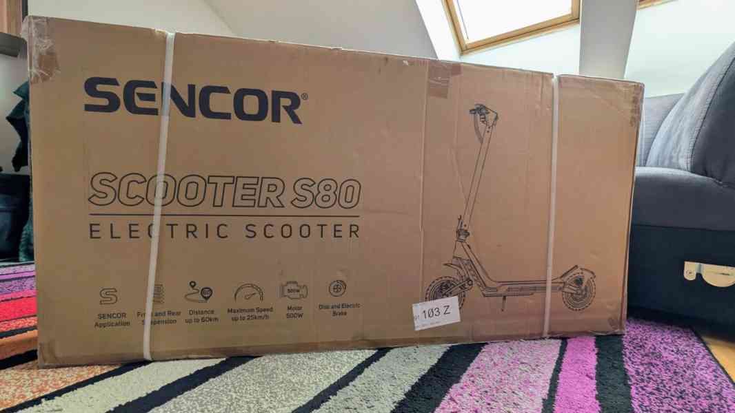 Elektrokoloběžka Sencor S80 - nová, záruka 2 roky - foto 6