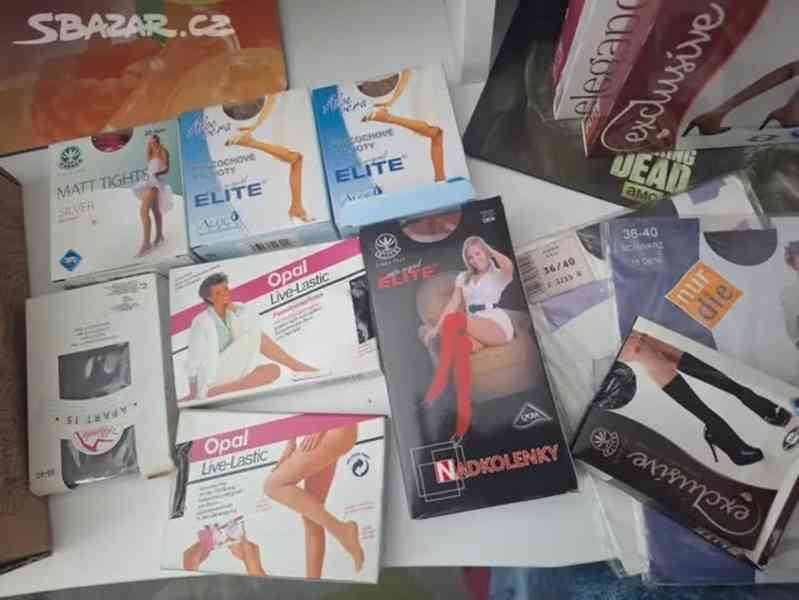 Originál Elite atd. punčochové zboží... 30 kusů - foto 4