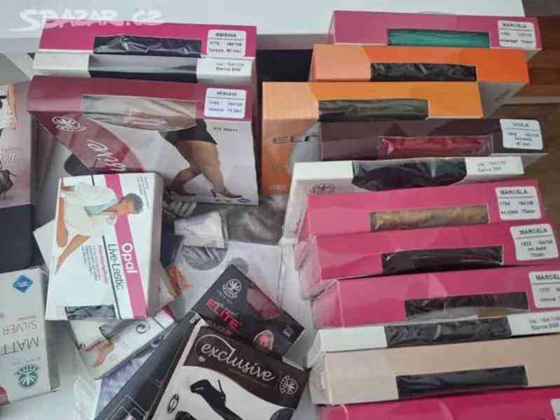 Originál Elite atd. punčochové zboží... 30 kusů - foto 6