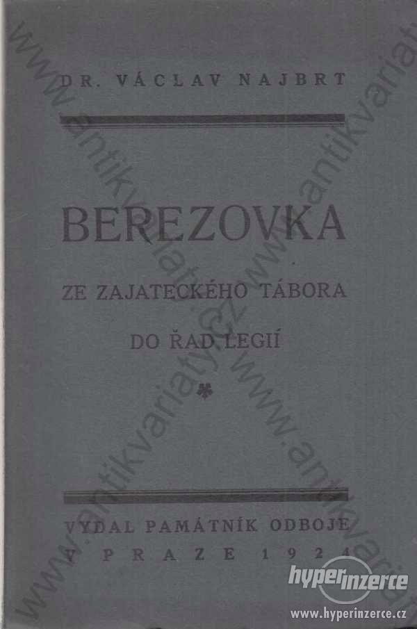 Berezovka V. Najbrt 1924 Památník odboje, Praha - foto 1