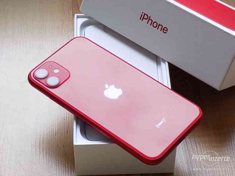 APPLE iPhone 11 64GB Red - ZÁRUKA - TOP STAV !! - foto 6