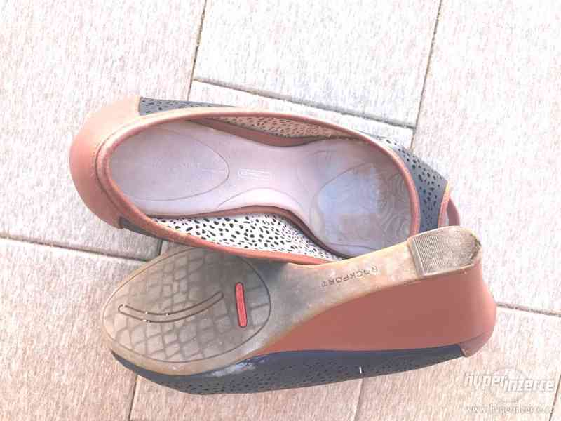 Kožené boty RockPort s otevřenou špičkou 37vel - foto 5