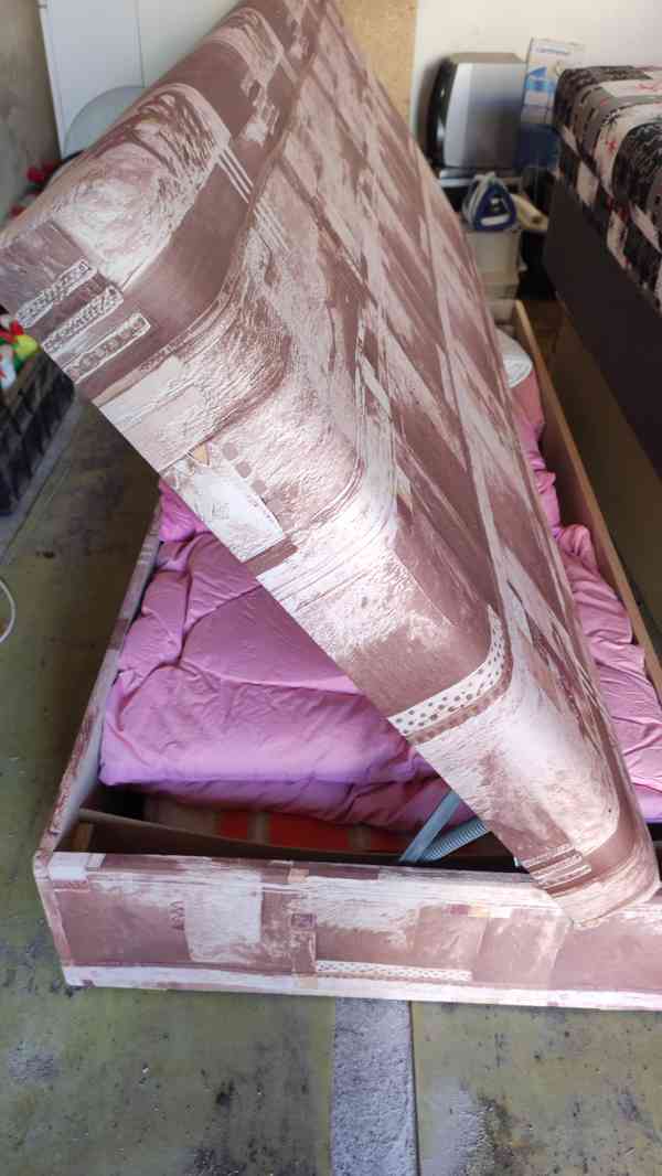 Postele/válendy 2 ks s úložným prostorem 195 x 80 - foto 2