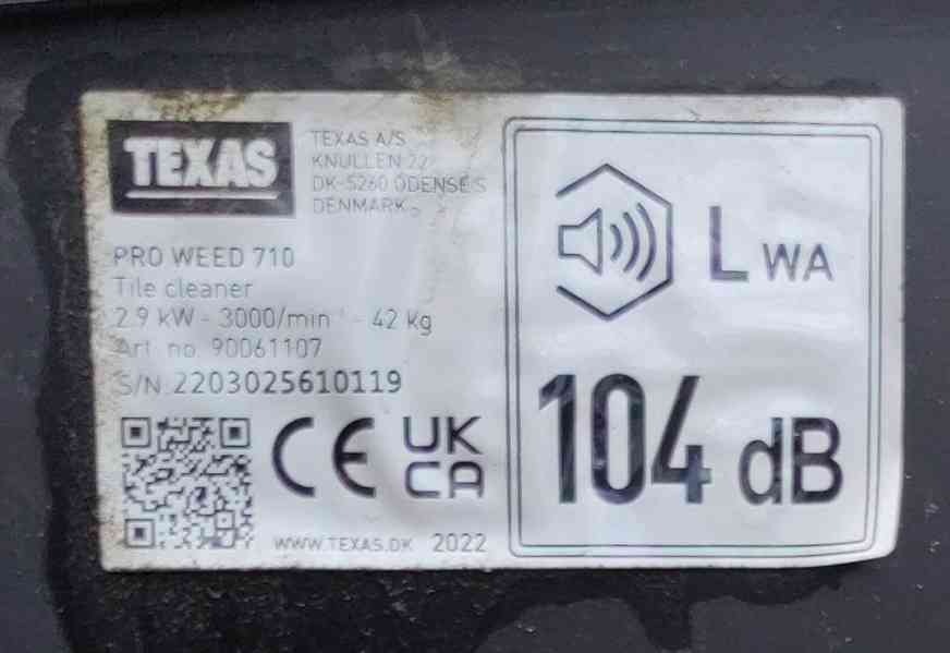 Motorový čistič dlažby Texas 710 - foto 5