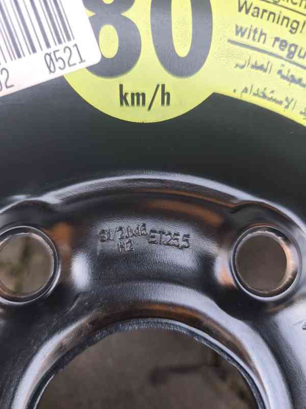 Dojezdové kolo VW, Škoda, Seat - R16 - foto 6