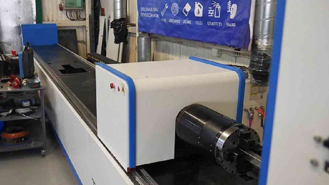 Laserový vláknový CNC řezák pro trubky a profily Weni 6020TL - foto 2