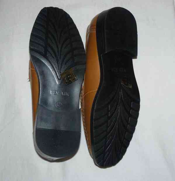 Mokasíny pánské, NOVÉ, velikost 42, = 28, = 8 (letní obuv) - foto 4