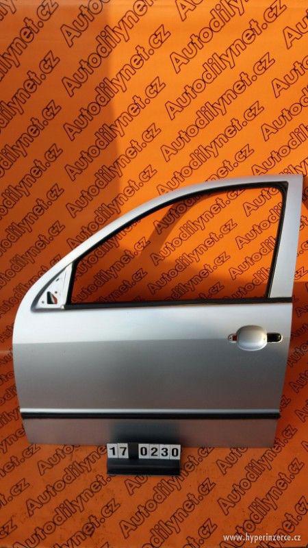 Levé přední dveře Škoda Fabia barva stříbrná - foto 1