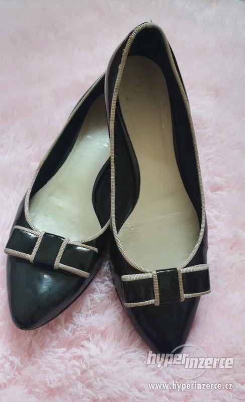 Kožené balerýnky Vero Cuoio - foto 1