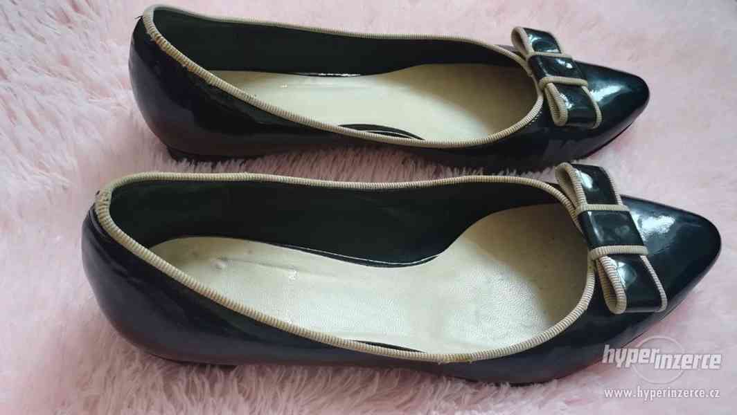 Kožené balerýnky Vero Cuoio - foto 3