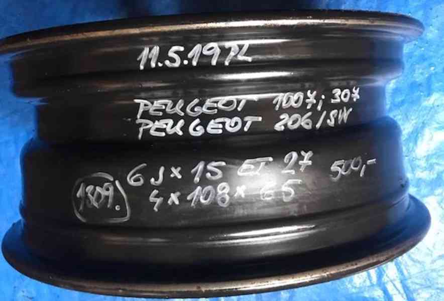 Plech. disky 15" Peugeot 1007 - foto 2