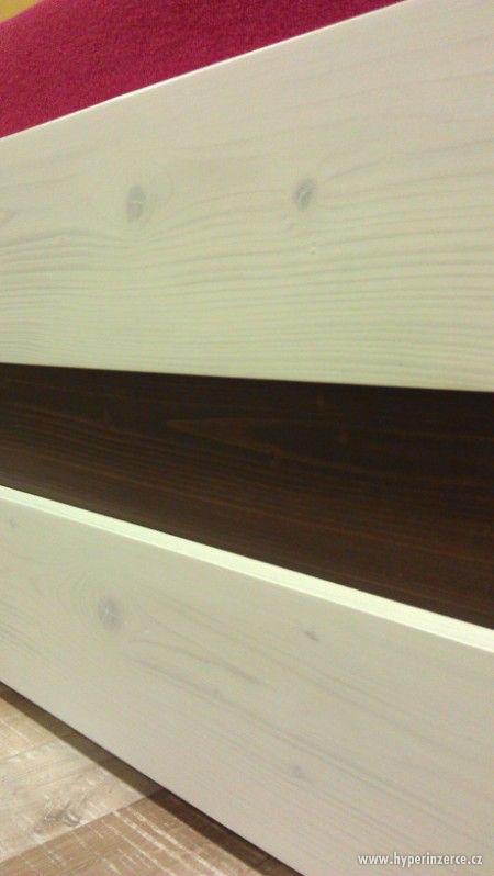 Dřevěná postel masív smrk - foto 6