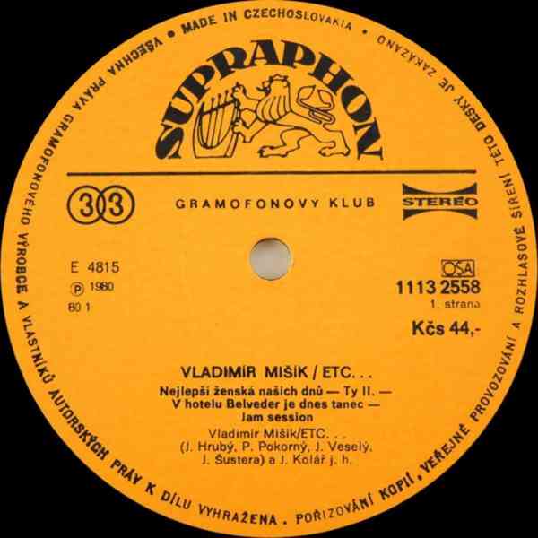 Vladimír Mišík, Etc… ‎– Etc…2 (LP) - foto 3