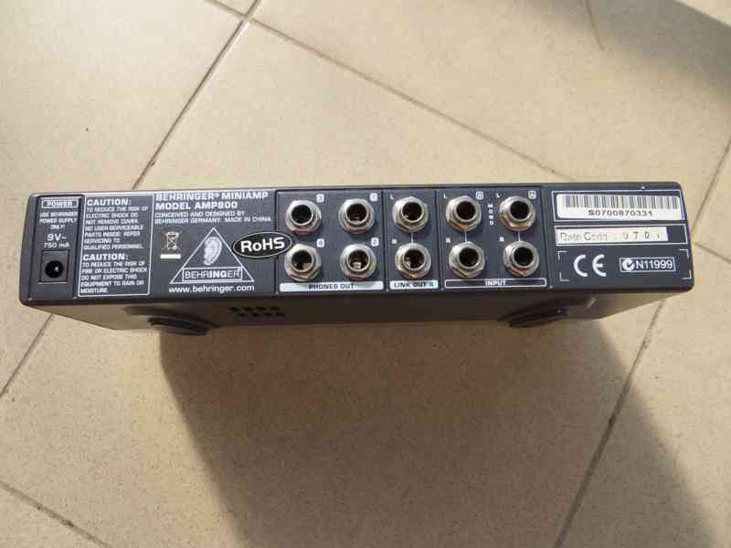 Sluchátkový zesilovač - mix AMP800 - foto 3